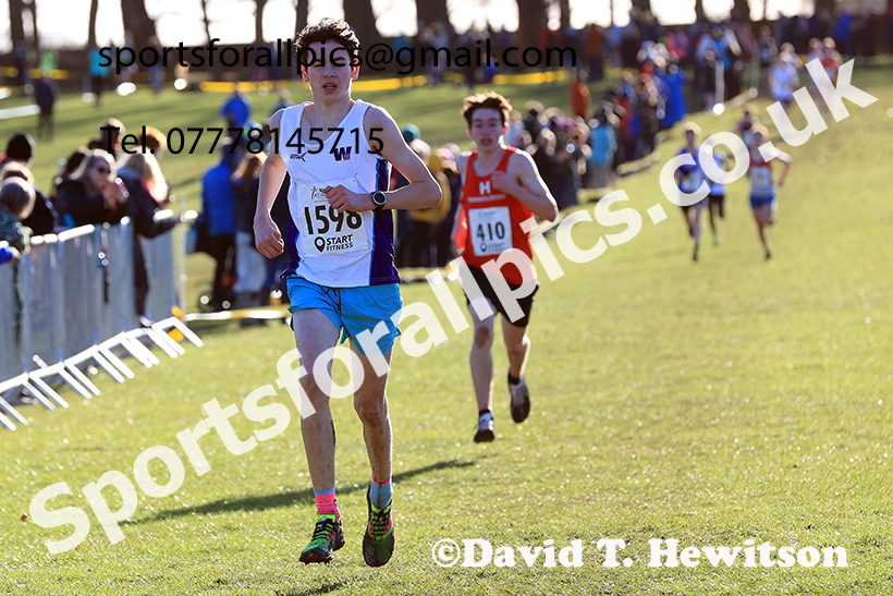 Boys under-15s 2025 Northern Cross Country Champs, Tatton Park, Knutsford, Cheshire. Photo: David T. Hewitson/Sports for All Pics